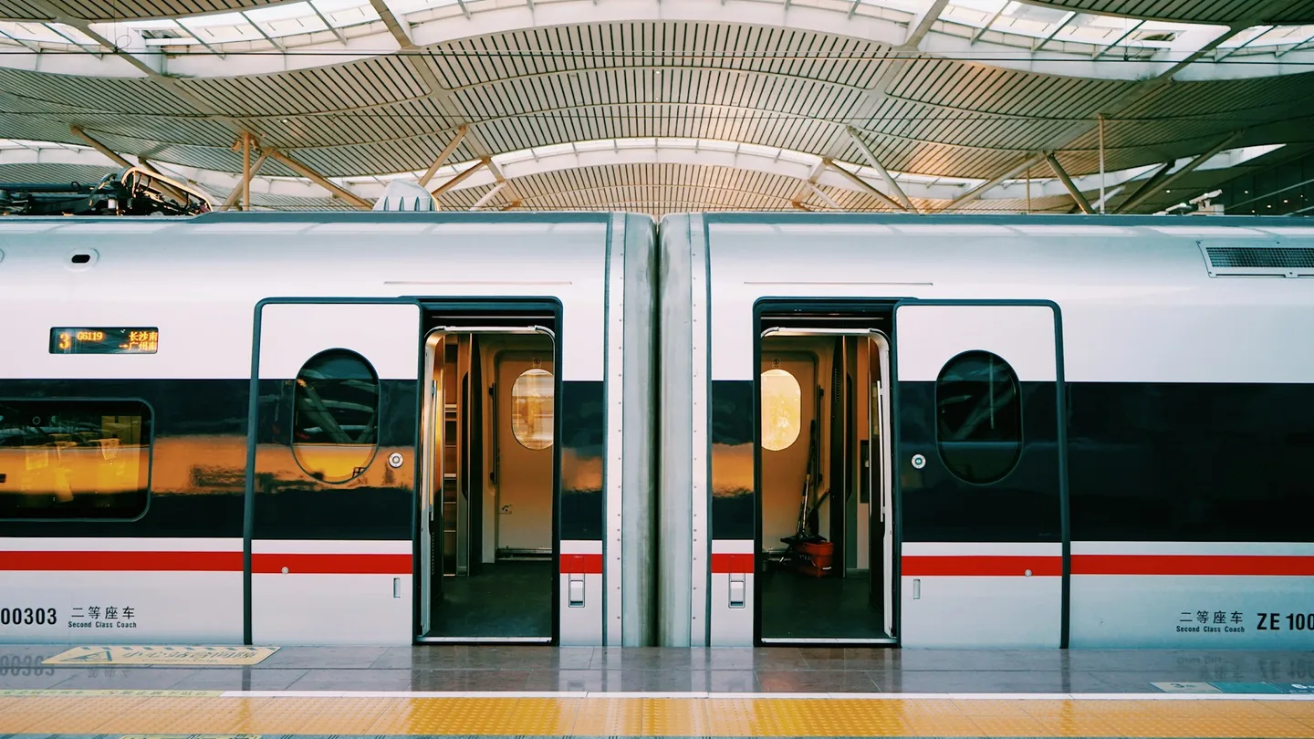 opened-door train